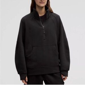 Lululemon Scuba Oversized Funnel-Neck Half
Zip Long XS S Pull over Sweatshirt